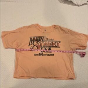 Disney Main Street USA Cropped Tee